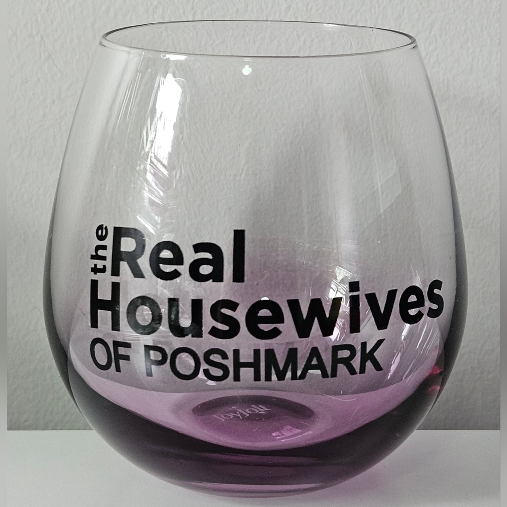 "The Real Housewives Of Poshmark" Stemless Glass Wine Glasses (15oz) - Pick 1 - Picture 6 of 10
